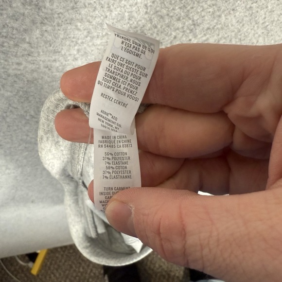 Aerie offline sweatpants womens medium gray pull on skinny leg crop - Picture 9 of 9